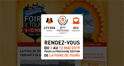 Desktop Screenshot of lafoiredetours.fr